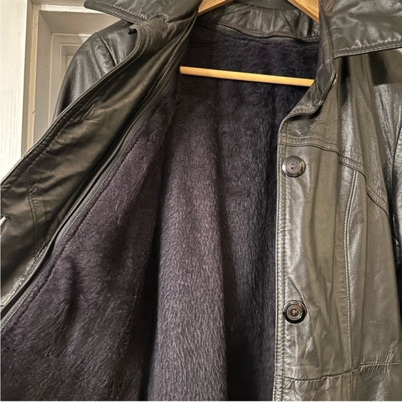 Real Leather trench coat midi - Picture 4 of 6